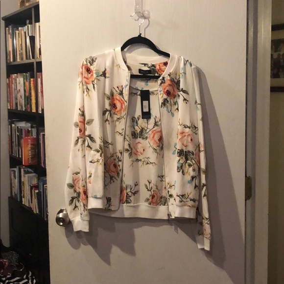Roolee Jackets & Blazers - NWT ROOLEE floral zip up